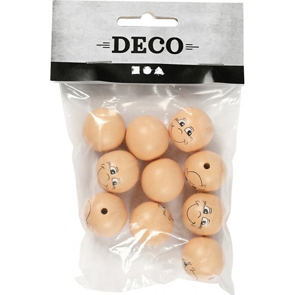 Puupinnat - Ø22 mm - norsunluu - 10 kpl Puupinnat - Ø22 mm - norsunluu - 10 kpl