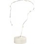 LED-valonauha - hopea - 27 cm