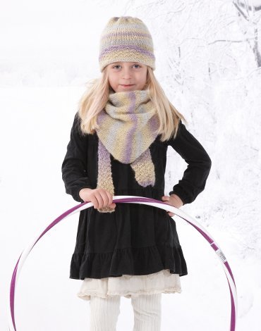 Neulekuvio - Hattu ja huivi