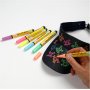 Deco tekstiilikynt - 3 mm - neonvrit - 6 kpl