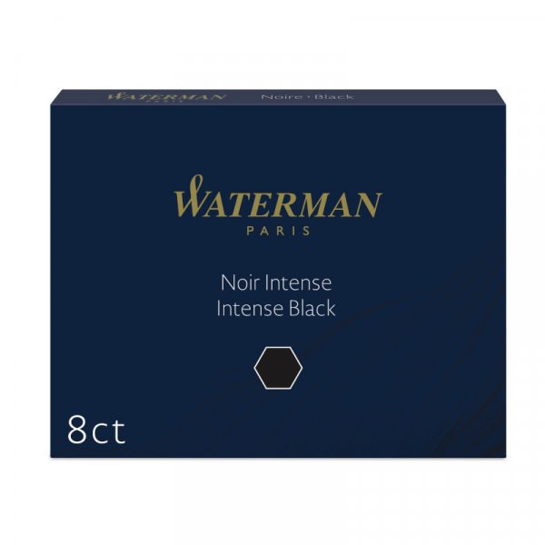 Mustepatruuna Waterman Cartridges - iso koko