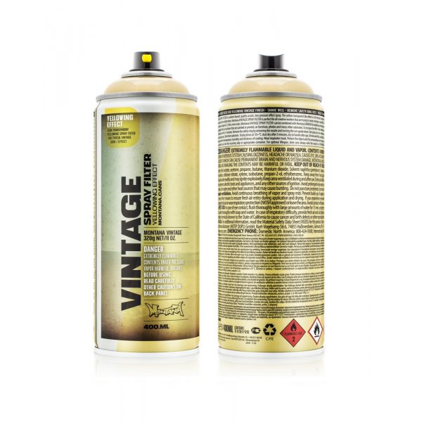 Spray maali Montana Vintage Effect 400ml - Vintage Yellow