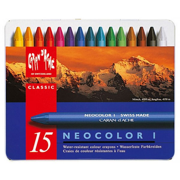 Vaha Crayon Caran d'Ache NeoColor I - 15 vriliidua