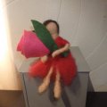 Asiakaskuva Huovutusvilla - fuksia 50 g puhdasta lampaanvillaa