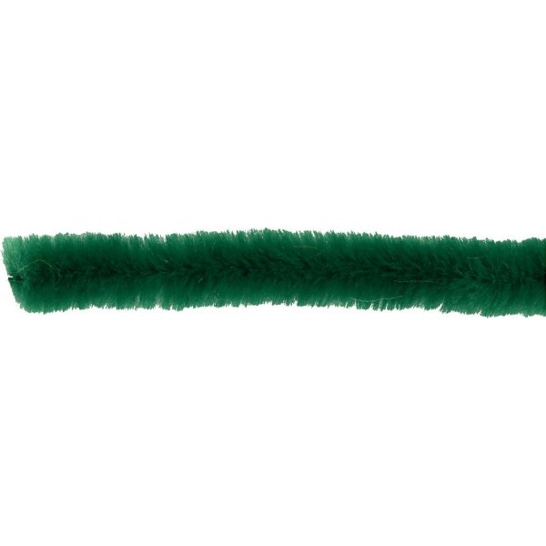 Putkenpuhdistusaine - 6 mm - tummanvihre - 50 kpl