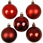 Joulukuusipallot - punainen harmonia - 6 cm - 20 kpl