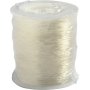 Elastinen korulanka - 1 mm - pyre - 50 m