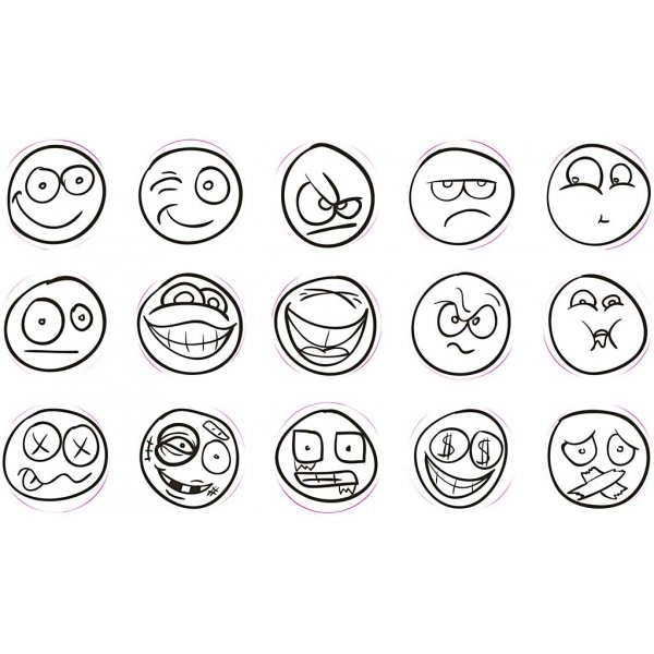 Deco Art postimerkkisetti - hymi - 15 kpl