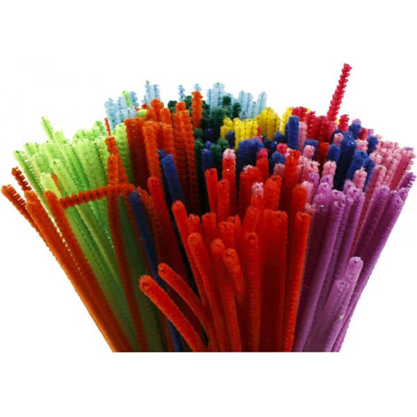 Putkenpuhdistusaine - 4 mm - sekavrit - 300 kpl