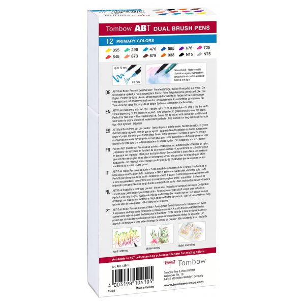 Tombow ABT Dual Brush 12 kpl Basic