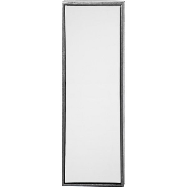 ArtistLine Canvas kehyksell - antiikki hopea/valkoinen - 34x94 cm