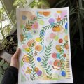 Asiakaskuva Vesiv�rilohko oik. - A3, 297 x 420 mm