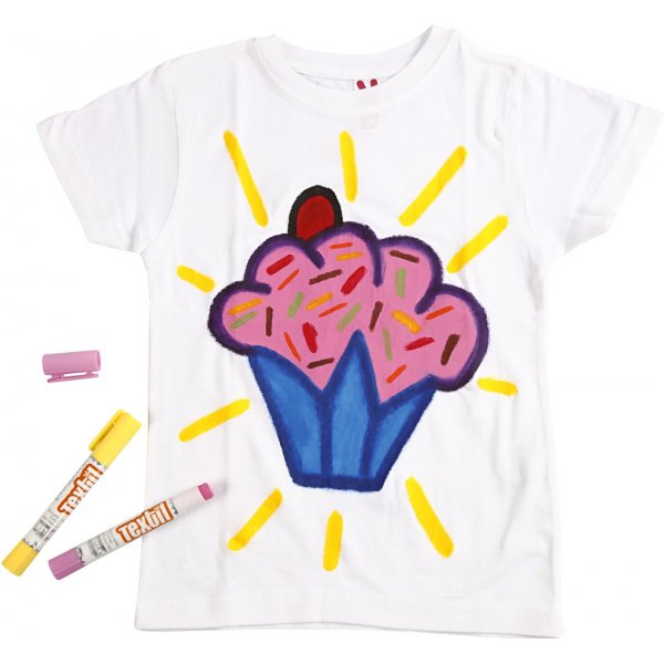 Playcolor Tekstiilimaali - sekavrej - 12 kpl