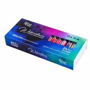 Vesiv�rimaalisetti PINK Gallery - Pahvi 24 x 10 ml