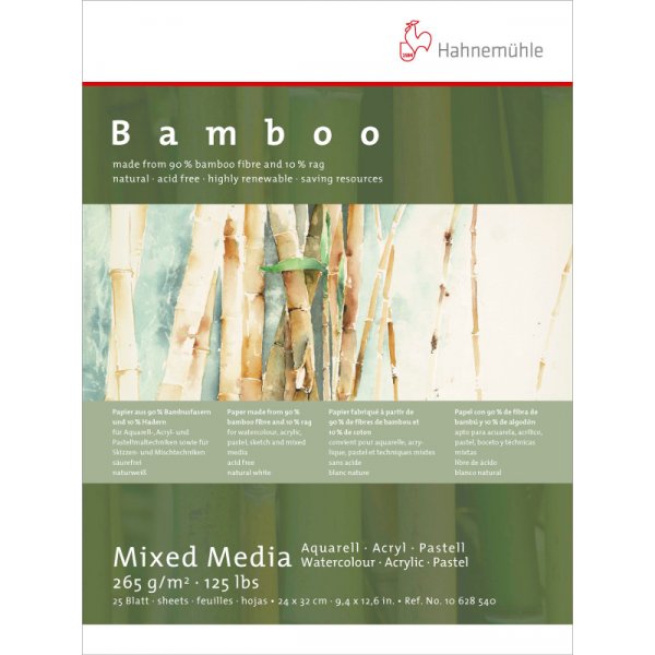 Mixed media Block Hahnemhle Bamboo 265g