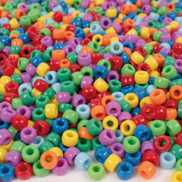 Kongon helmiä sateenkaari ø 9 mm, 1000 kpl Kongon helmiä sateenkaari ø 9 mm, 1000 kpl