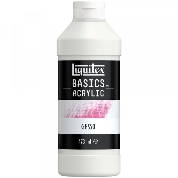 Akryylivliaine - Liquitex Basics -lisaineet - 473 ml pullo - Gesso