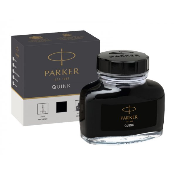 Muste Parker Quink - Pullo 57ml - Musta