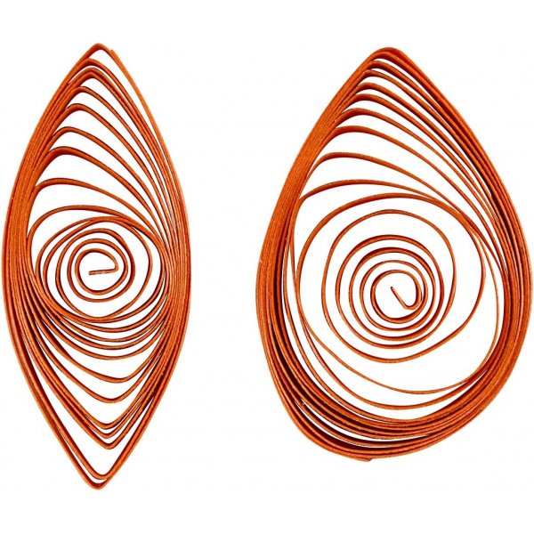 Quilling-nauhat - sininen - vihre - limenvihre - turkoosi - 100 kpl