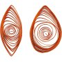 Quilling-nauhat - sininen - vihre - limenvihre - turkoosi - 100 kpl