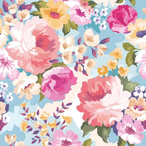 Kuviollinen trikoo 145 cm - Rosenmorgon