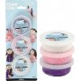 Foam Clay - pinkki - violetti - valkoinen - glitter, metallinen - 3 x 14 g