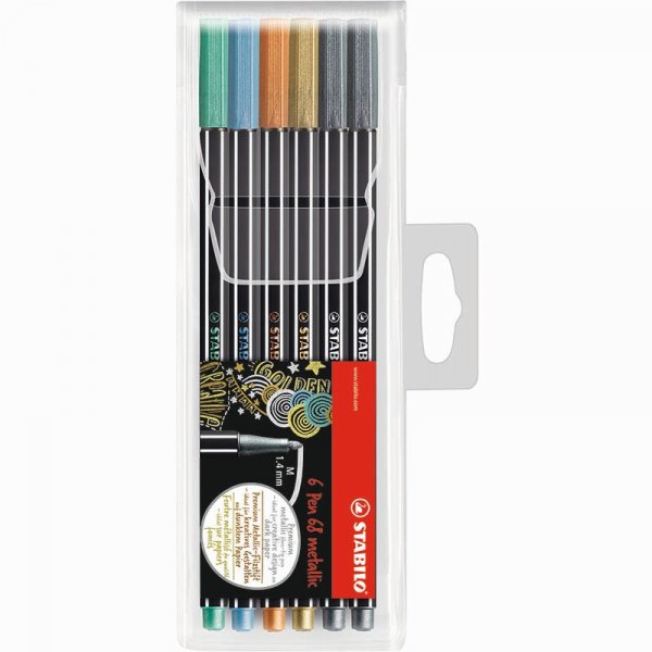 Kuitukyn Pen 68 6 kpl - Metallinen