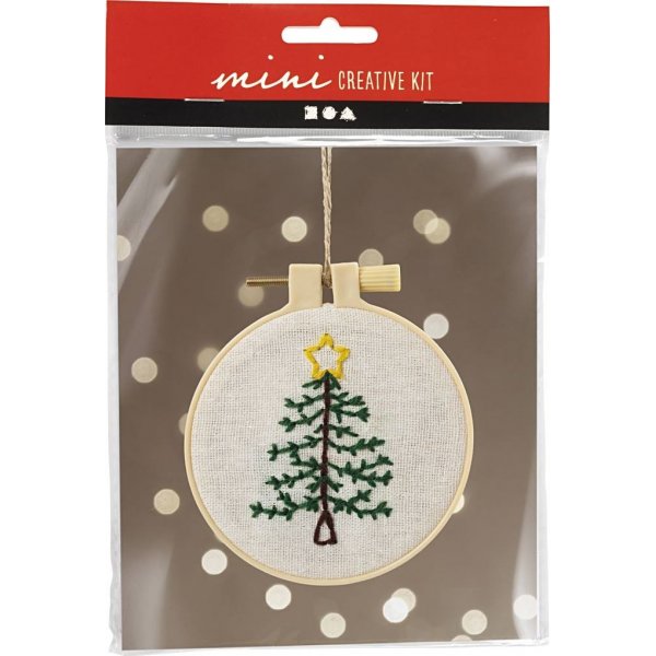 Mini DIY Kit -kirjonta - joulukuusi