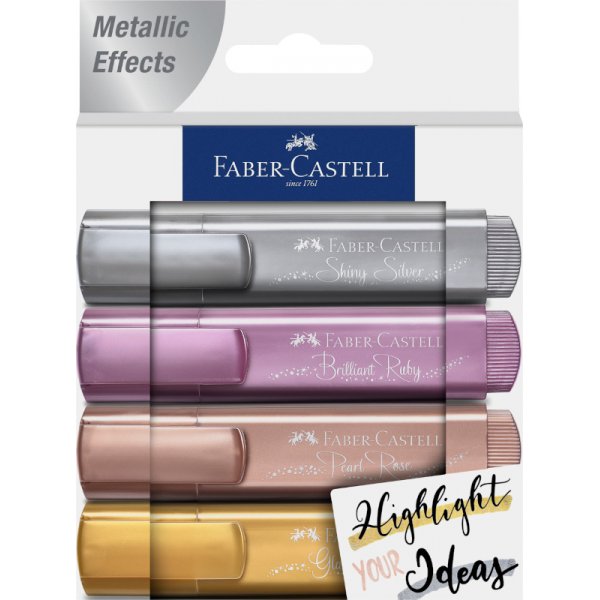 Korostuskyn - Faber-Castell - Metallinen - 4 kpl