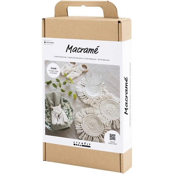 DIY Kit Macrame, pöytäkoristeet DIY Kit Macrame, pöytäkoristeet