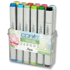 Copic Marker setti - 12 kynää - Kevätvärit Copic Marker setti - 12 kynää - Kevätvärit