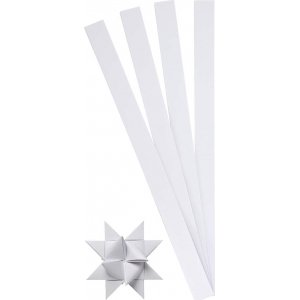 Tähtinauhat - valkoinen - Ø6,5 cm - 100 nauhaa Tähtinauhat - valkoinen - Ø6,5 cm - 100 nauhaa