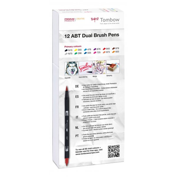 Tombow ABT Dual Brush 12 kpl Basic Tombow ABT Dual Brush 12 kpl Basic