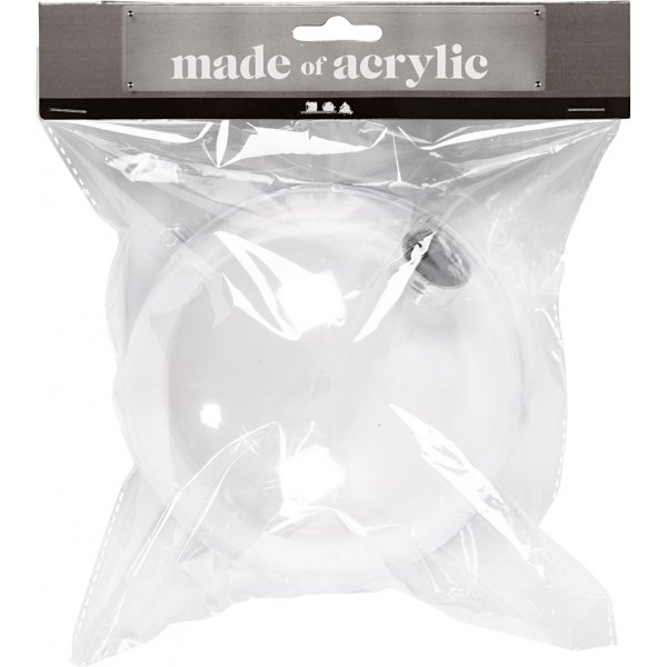 Koristepallo - läpinäkyvä - Ø13,6 cm Koristepallo - läpinäkyvä - Ø13,6 cm