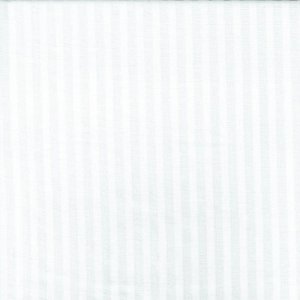 Lovisa - Verhokangas - Valkoinen - Kapearaitainen (1 cm raita) - 150 cm