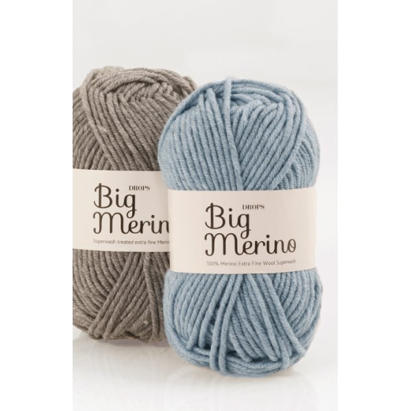 Drops Big Merino -lankaa - 50g (n. 20 eri vrivaihtoehtoa)