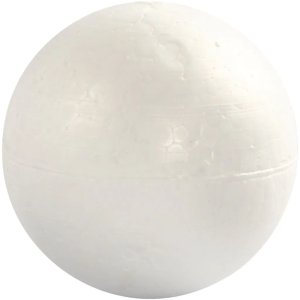 Styroksipallot - valkoinen - �10 cm - 5 kpl