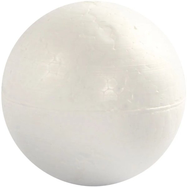 Styroksipallot - valkoinen - �10 cm - 5 kpl