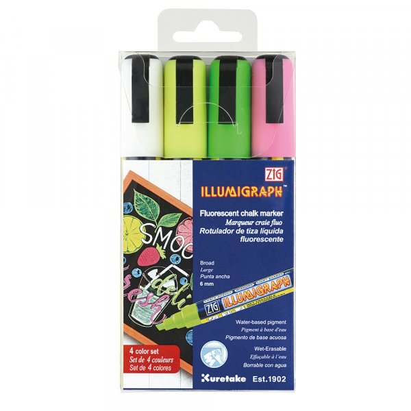 Merkint�kyn� ZIG Illumigraph PMA-510 6mm 4 kpl