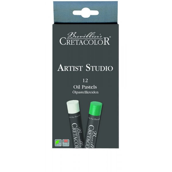 Cretacolor Oil pastellisetti Artist Studio - 12 vriliidua