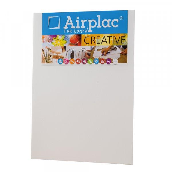 Airplac foamboard 50x70x5mm - valkoinen