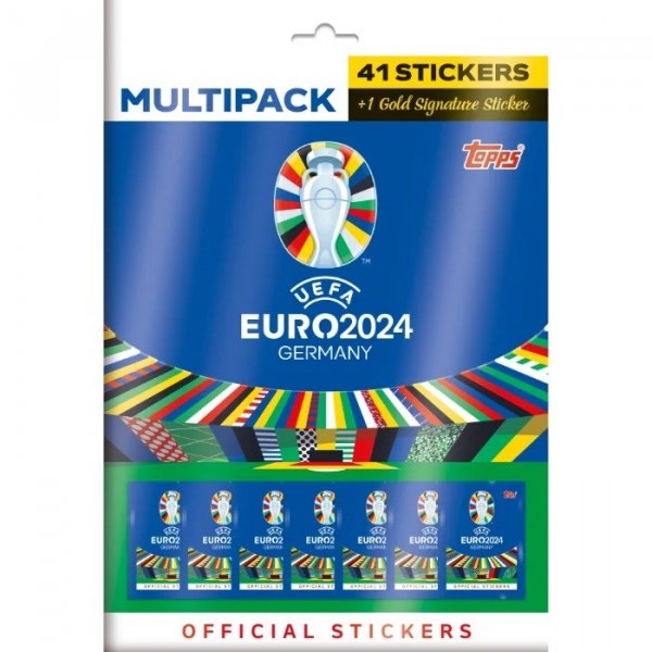 Topps-tarrat - Euro 2024 Mega Multipack Mix