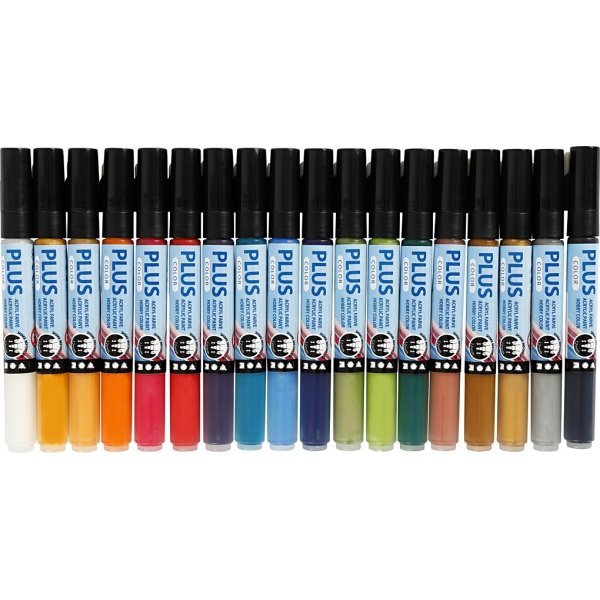 Plus Color Marker - sekavrit - 18 kpl