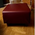Asiakaskuva Verhoilukangas Vinyyli / keinonahka Burgundy - 140 cm