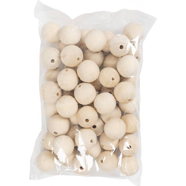 Puiset helmet - Ø35 mm - 50 kpl Puiset helmet - Ø35 mm - 50 kpl