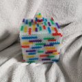 Asiakaskuva Nabbi helmilautanen 9 cm - valkoinen 2 kpl. sekoita pyöreä / neliö