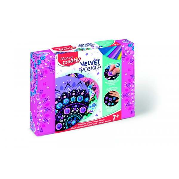 Mosaiikkisetti - Maped - Velvet mosaic Pastelli (7+ vuotta)