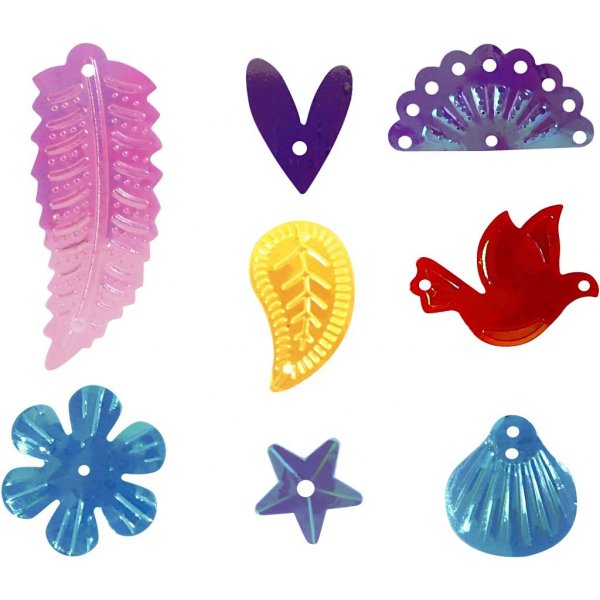 Paljetit - helmiäisvärit - 30 g Paljetit - helmiäisvärit - 30 g