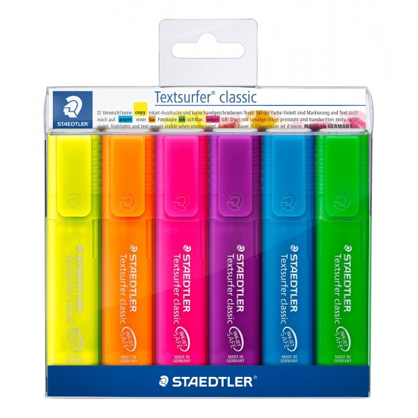 Highlighter Textsurfer Rainbow - 4 kyn