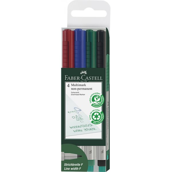 Kynsarja - Faber-Castell - Multimark 1514 - 4 vri